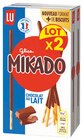Mikado chocolat au lait - LU - Super U à Châtellerault Mikado chocolat au lait - LU en promo chez Super U Châtellerault à 1,78 €