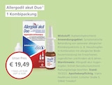 Allergodil akut Duo von Viatris für 19,49 € bei LINDA Partnerapotheke im Angebot Allergodil akut Duo von Viatris im aktuellen LINDA Partnerapotheke Prospekt
