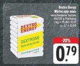 Aktuelles Würfel oder minis Angebot bei EDEKA in Jena ab 0,79 €