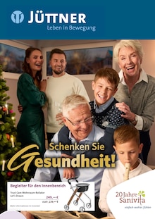 Jüttner Orthopädie KG Prospekt der KW 46 "Schenken Sie Gesundheit!" Aktueller Jüttner Orthopädie KG Prospekt "Schenken Sie Gesundheit!" Seite 1 von 6 Seiten