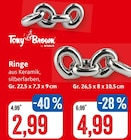 Ringe Gr. 22,5 x 7,3 x 9 cm Angebote von Tony Brown by Stolz bei Kaufhaus Stolz Bremerhaven für 2,99 €