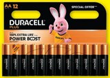 Pack de 12 piles - Duracell Plus en promo chez U Express Troyes à 6,99 €