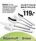 Besteck Angebote von Justinus Bestecke bei Opti-Wohnwelt Schweinfurt für 119,00 €