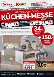 Spüle im Wohn Schick Prospekt in Albstadt Aktueller Wohn Schick Prospekt mit Spüle, "GROSSE JUBILÄUMS KÜCHEN-MESSE", Seite 1