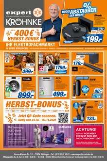 Spülmaschine im aktuellen expert Kröhnke Prospekt (Stuttgart) Spülmaschine im expert Kröhnke Prospekt "BIS ZU 400€ HERBST-BONUS" mit 1 Seiten (Stuttgart)