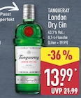 London Dry Gin von Tanqueray für 13,99 € bei ALDI Nord im Angebot London Dry Gin von Tanqueray im aktuellen ALDI Nord Prospekt