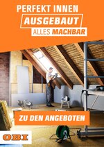 OBI Prospekt für Würzburg mit 1 Seiten OBI Prospekt für Würzburg: "PERFEKT INNEN AUSGEBAUT - ALLES MACHBAR", 1 Seiten, 15.03.2021 - 30.04.2021