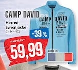 Herren-Sweatjacke Angebote von Camp David bei Kaufhaus Stolz Rostock für 59,99 €