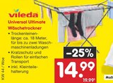Universal Ultimate Wäschetrockner im Angebot bei Netto Marken-Discount in Saarbrücken Universal Ultimate Wäschetrockner Angebote von Vileda bei Netto Marken-Discount Saarbrücken für 14,99 €