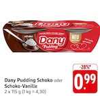 Pudding Schoko oder Schoko-Vanille Angebote von Dany bei EDEKA Waiblingen für 0,99 €