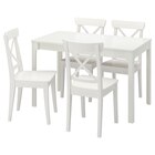 Tisch und 4 Stühle weiß/weiß von EKEDALEN / INGOLF im aktuellen IKEA Prospekt
