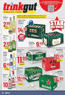 Bier im E center Prospekt "Aktuelle Angebote" mit 32 Seiten (Euskirchen)