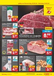 Netto Marken-Discount Schweinefleisch im Prospekt 