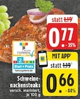 Schweine-nackensteaks im Angebot bei E center in Siegburg Schweine-nackensteaks Angebote bei E center Siegburg für 0,66 €