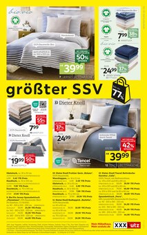 Bettwäsche im XXXLutz Prospekt "Deutschlands größter SSV" mit 13 Seiten (Duisburg)