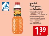 Aktuelles granini Trinkgenuss oder Selection Angebot bei famila Nordost in Kiel ab 1,39 €