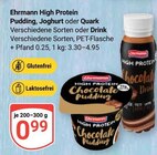 Aktuelles High Protein Pudding Angebot bei GLOBUS in Jena ab 0,99 €