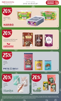 Haribo im Rossmann Prospekt "Online Exklusive Angebote" mit 6 Seiten (Würzburg)