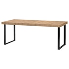 Ausziehtisch Eichenfurnier/schwarz im Angebot bei IKEA in Fulda Ausziehtisch Eichenfurnier/schwarz Angebote von TARSELE bei IKEA Fulda für 699,00 €