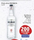 Sambuca Molinari von Molinari für 16,99 € bei E center im Angebot Sambuca Molinari von Molinari im aktuellen E center Prospekt
