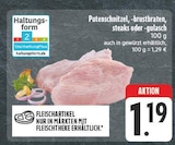 Aktuelles Putenschnitzel, -brustbraten, steaks oder -gulasch Angebot bei EDEKA in Würzburg ab 1,19 €