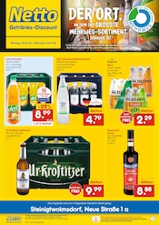 Aktueller Netto Marken-Discount Prospekt mit Bier, "DER ORT, AN DEM DU IMMER AUSGEZEICHNETE PREISE FINDEST.", Seite 1