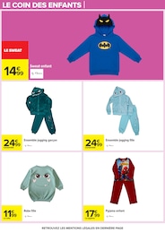 Prix et réduction Pyjama dans le prospectus Carrefour en cours Offre Pyjama dans le catalogue Carrefour du moment à la page 26