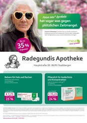 Aktueller mea - meine apotheke Apotheke Prospekt in Gersthofen und Umgebung, "Unsere September-Angebote" mit 4 Seiten, 01.09.2024 - 30.09.2024