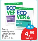 Waschpulver Angebote von Ecover bei budni Stade für 4,99 €