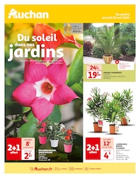 Prospectus Auchan Hypermarché à Bonnetan: «Du soleil dans nos jardins» ,  pages, du 02/04/2024 au 15/04/2024