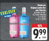 Original London Dry Gin im E center Prospekt Original London Dry Gin von Henderson im aktuellen E center Prospekt für 9,99 €