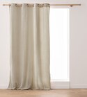 Rideau à oeillets boudoir velours en promo chez Maxi Bazar Boulogne-Billancourt à 23,99 €