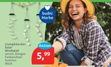 Solar Windspiel von Living&Garden für 5,99 € bei budni im Angebot Solar Windspiel von Living&Garden im aktuellen budni Prospekt