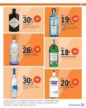 Vodka Angebote im Prospekt "VOS SUPER POUVOIRS D'ACHAT" von E.Leclerc auf Seite 47