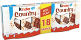 Barres Country - KINDER en promo chez Monoprix Nice Cimiez Nice à 13,78 €