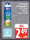Schlagsahne im EDEKA Prospekt Schlagsahne von Hansano im aktuellen EDEKA Prospekt für 2,49 €