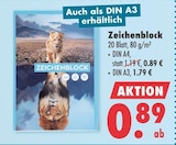 Zeichenblock im aktuellen Mäc-Geiz Prospekt