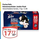 Aktuelles Katzennassfutter Jumbo-Pack Angebot bei GLOBUS in Halle (Saale) ab 17,77 €