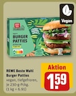 REWE - Burger Patties Angebot im Prospekt Burger Patties bei REWE im Prospekt "" für 1,59 €