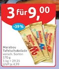 Tafelschokolade von Marabou im aktuellen budni Prospekt