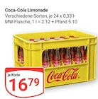 Aktuelle Coca Cola Angebote bei GLOBUS in Neuwied Aktuelles Limonade Angebot bei GLOBUS in Neuwied ab 16,79 €