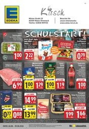 EDEKA Supermarkt Prospekt der aktuellen Woche mit 28 Seiten, gültig von 24.08.2026 bis 29.08.2026, in Raesfeld und Umgebung Aktueller EDEKA Supermarkt Prospekt in Raesfeld und Umgebung, "Aktuelle Angebote" mit 28 Seiten, 24.08.2026 - 29.08.2026