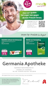 Aktueller mea - meine apotheke Prospekt "Unsere August-Angebote" für Berlin Aktueller mea - meine apotheke Prospekt für Berlin mit Seiten