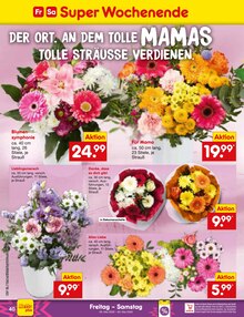 Blumen im Netto Marken-Discount Prospekt "Aktuelle Angebote" mit 75 Seiten (Augsburg)