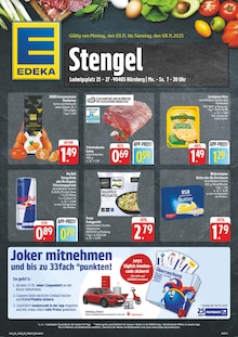 Aktueller EDEKA Nürnberg Prospekt EDEKA Prospekt Nürnberg "Wir lieben Lebensmittel!" mit 8 Seiten