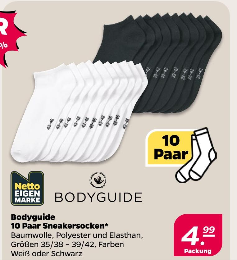 Bodyguide 10 Paar Sneakersocken