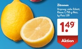 ALDI SÜD - Zitronen Angebot im Prospekt Zitronen bei ALDI SÜD im Prospekt "" für 1,49 €