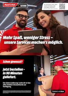 Aktueller MediaMarkt Saturn Prospekt für Heimweiler und Ungebung, Seiten zum blättern MediaMarkt Saturn Prospekt Mehr Spaß, weniger Stress – unsere Services machen’s möglich. mit Seiten in Heimweiler und Umgebung