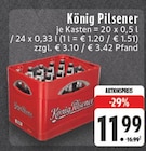 Pilsener im Angebot bei EDEKA in Dorsten Pilsener Angebote von König bei EDEKA Dorsten für 11,99 €
