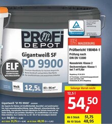 Gigantweiß 'SF PD 9900' 2 bei BAUHAUS in Wuppertal Gigantweiß 'SF PD 9900' 2 im Angebot bei BAUHAUS Wuppertal
